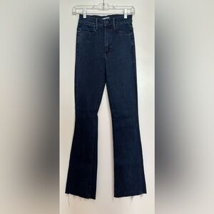 MOTHER high-waisted mini flare jeans sz 25